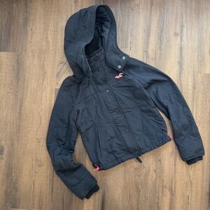SOLD!!!Y2K Hollister Navy Blue Insulated Water Resistant Jacket
